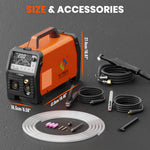 HITBOX TIG COLD Welding Machine 6IN1 MMA/HF/pulse Multifunctional TIG Welding Automatic Semi-automatic TIG Welder 220V TIG200Pro