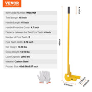 Load image into Gallery viewer, SucceBuy 2000lbs Pallet Buster Tool 41in Steel Handle Wrecking Pry Breaker Bar Deck Board Removal Tool for Flooring Drywall
