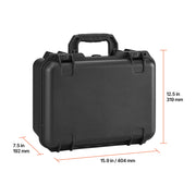Load image into Gallery viewer, Amocart Hard Pistol Case Hard Gun Case with XPE Foam Lining Waterproof Pistol Box with Customizable Interior for Gun Lenses
