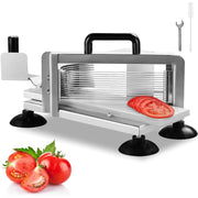 Load image into Gallery viewer, Amocart Tomato Slicer 3/16 inch Tomato Cutter Slicer Stainless Steel Heavy Duty Tomato Slicer Machine, Manual Tomato Slicer
