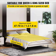 Load image into Gallery viewer, SucceBuy DIY Murphy Bed Hardware Kit Vertical Mounting Wall Bed Spring Mechanism Heavy Duty King Queen Bed Support Hardware DIY
