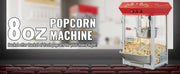 Load image into Gallery viewer, Amocart 8/12Oz Electric Popcorn Maker Commercial Popper Machine  Automatic Corn Cookware with Scoop Spoon SUS304 Heating Tube
