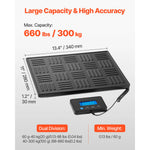 SucceBuy 660 lbs Digital Postal Scale 0.7oz/3.5oz Dual Accuracy Commercial Weight Scale with Hold/Tare Function for Packagese