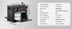 Suitable For Amocart Thickness Planer 13inch Benchtop Planer & Two-Blade 15-Amp 1800W Powerful Motor Low Noise for DIY Woodwork