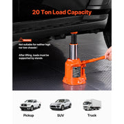 Load image into Gallery viewer, Hydraulic Bottle Jack 20/30/50 Ton Welded Bottle Jack with 3-Section Long Handle for Car Pickup Truck RV Auto Repair
