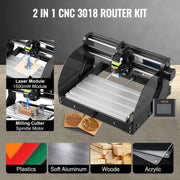 Load image into Gallery viewer, SucceBuy CNC 3018PRO MAX Router Lase Engraving Machine 3 Axis GRBL Control Wood Cutter Engraver Milling Machine for PCB PVC DIY
