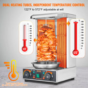 Load image into Gallery viewer, SucceBuy Shawarma Grill Machine 13lbs Chicken Shawarma Cooker Machine Electric Vertical Broiler Gyro Rotisserie Oven Doner Kebab
