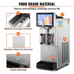 Amocart 8L/2.1 Gal Slushy Margarita Machine Single Bowl Smoothie Frozen Drink Beverage Dispenser Slushie Maker  for Restaurants