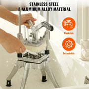 Load image into Gallery viewer, Amocart Commercial Vegetable Fruit Heavy  Professional Food Dicer Kattex French Fry Cutter Onion Slicer Stainless Steel
