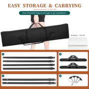 Bild in Galerie-Viewer laden, Double-Crossbar Backdrop Background Stand Frame Support System For Photography Photo Studio Video Muslin Green Screen
