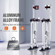 Load image into Gallery viewer, Amocart Drywall Stilts Professional Aluminum lastering Stilt Ladder Adjustable Plastering Stilts Paint Painter Tool Stage Props
