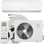 18000 Btu Mini Split Ac/Heating System, 19 SEER2 230V Inverter Wall-Mounted Ductless AC Unit Cools Rooms Up to 1250, Custom