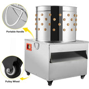 Load image into Gallery viewer, SucceBuy 1500W Electric Chicken Plucker Plucking Machine 20 Inch Heavy Duty Duck Birds Turkey De-Feather Remover Poultry Machine
