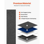 Load image into Gallery viewer, Amocart Sanding BeltsBelt Sander Sanding Belts 6PCS(Each of 120 240 400 600 800 1000 Grits)Silicon Carbide for Knife Sharpening
