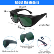 Load image into Gallery viewer, Laser Protection  laser glasses 10600nm OD6 UV400 532nm 808nm 1064nm Laser Safety Glasses IPL glases Laser Protective glasses

