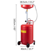 Bild in Galerie-Viewer laden, SucceBuy 20 Gallon Waste Oil Drain Tank Air Operated Drainer with Pressure Regulating Valve for Fluid Fuel Transfer Drainage
