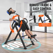 Charger l'image dans la visionneuse de galerie, SucceBuy Inversion Table Heavy Duty Inversion Table Decompression Back Stretcher Machine Strength Training Equipment w/Headrest
