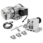 Load image into Gallery viewer, SucceBuy Dividing Head K11-100mm 3Jaw Chuck 2.6"/65mm Center Height MT2 Tailstock 6:1 Gear Ratio Universal for Milling Engraving
