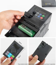 Load image into Gallery viewer, NEW SU600 VFD 0.75KW/1.5KW/2.2KW/3.7KW/5.5KW 220V/380V inverter Variable Frequency Drive Speed Controller for 3-phase Motor
