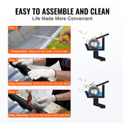 Bild in Galerie-Viewer laden, SucceBuy Gutter Brush 30 Ft Total Length 4.33 in Diameter Gutter Cleaning Tools Ground-Level Gutter Brush Leaf Guard for Gutters
