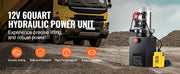 Charger l'image dans la visionneuse de galerie, Amocart Hydraulic Pump 4-20 Quart Dump Trailer Pump Double Acting Dump Trailer Pump DC 12V Hydraulic Power Unit for Car Lifting
