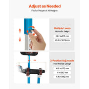 Load image into Gallery viewer, Amocart 228 lbs Drywall Stilts 24.2–40.3In Adjustable Aluminum Painter Stilts Non-Slip Rubber Feet Dual Spring Shock Absorption
