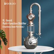 Load image into Gallery viewer, HOOLOO D8/15 Home Distiller Alcohol Distiller Hydrosol Essential Oil Still Copper Moonshine Apparatus Multifunctional Distiller
