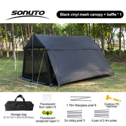 Load image into Gallery viewer, Sonuto 210D Automatic Camping Tent Large Instant Pop-up Family Tent Waterproof Anti-Mosquito Sun Shelter for Outdoor Beach Park
