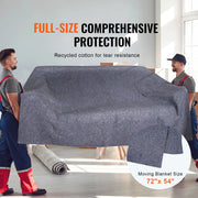 Bild in Galerie-Viewer laden, Amocart 12/24Packs Moving Blanket Recycled Cotton Heavy Duty Packing Shipping Mover Pads for Protect Furniture Floor Appliances
