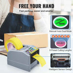 Amocart ZCUT-9 Automatic Tape Cutting Machine Paper Slitting Dispenser 6-60mm Adhesive Electric Tape Cutter for Product Package