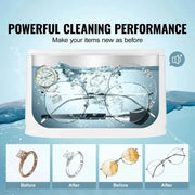 Bild in Galerie-Viewer laden, SucceBuy 650ml Ultrasonic Cleaner Mini Portable Washing Machine  Bath Sonic Cleaning  for Glasses Home Appliance
