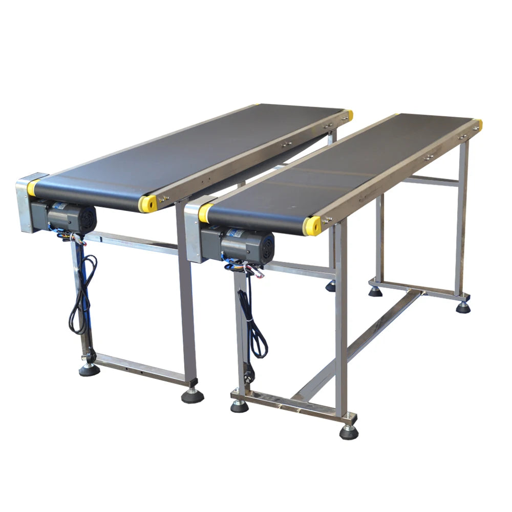 1000mm 1200mm 1500mm 2m VC Conveyor Belt Machine With Stainless Steel Body Adjustable Speed for Automatic Electrical Industrial