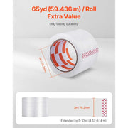 Bild in Galerie-Viewer laden, SucceBuy 6/24 Rolls 7.6CM 70M High Viscosity Clear Adhesive Tape Transparent Packaging Tape for Office Wrapping Express Packing
