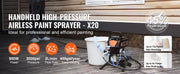 Load image into Gallery viewer, SucceBuy 750W 950W Airless Paint Sprayer 3000PSI High Efficiency Electric Airless Sprayer Handheld Paint Sprayers

