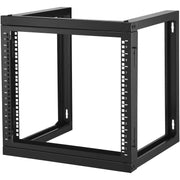 Load image into Gallery viewer, SucceBuy 9U Wall Mount Rack 150lbs Max Load Capacity Open Frame Server Network Rack with Cage Nuts Screw for Server IT Equipment
