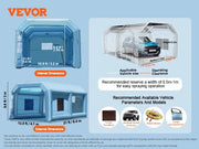 Load image into Gallery viewer, SucceBuy Inflatable Paint Booth Inflatable Spray Booth with Powerful Blowers and Air Filter System Portable Car Paint Booth
