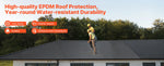 Amocart Roll Rubber Roofing, Weather Resistant Flexible Roof Material for Long Lifespan
