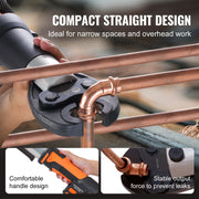 Load image into Gallery viewer, Amocart Press Tool 18V Electric Pipe Crimping Tool for 1/2" 3/4" 1" Copper Pipes Press Tool Kit with 3 Jaws 2Pcs Battery Compatible with Propress
