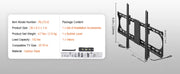Charger l'image dans la visionneuse de galerie, SucceBuy Support TV Mural Orientable et Inclinable pour TV de 26 à 90 pouces avec Bras Articulés et Réglage Horizontal
