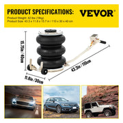 Load image into Gallery viewer, for CarTruck Van SUV Repair Tool SucceBuy 5Ton Triple Bag Air Jack Pneumatic Jack Inflatable Car Jack, Lifter Pneumatic Air Jack

