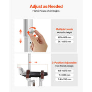 Load image into Gallery viewer, Amocart 228 lbs Drywall Stilts 16.1–24.1in Adjustable Aluminum Painter Stilts Non-Slip Rubber Feet Dual Spring Shock Absorption
