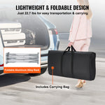 SucceBuy Portable Tradeshow Podium Table Exhibition Counter Stand Booth Fair w/ Wall Foldable Promotion Retail Bar Table
