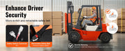 Load image into Gallery viewer, SucceBuy Universal Forklift Seat Fold Down Tractor Seat with Adjustable Angle Back and Micro Switch Comfortable Forklift Seat
