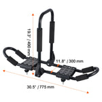 SucceBuy Kayak Ceiling Storage Rack Ceiling Storage Rack for 2 Kayak Canoe SUP Adjustable Height Overhead Kayak Holder Hanger