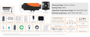 Load image into Gallery viewer, Amocart 8KW Diesel Air Heater 12V Diesel Heater with Remote Control 10L Fuel Tank Diesel Parking Heater for RV Trailer Camper
