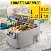 Load image into Gallery viewer, SucceBuy 15L - 55L Car Refrigerator Mini Fridge Freezer Portable Compressor Cooler DC 110-240V Ice Box for Camping RV Travel
