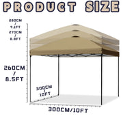 Load image into Gallery viewer, 10x10 Pop Up Canopy Tent Outdoor, Portable Instant Heavy Duty Commercial Canopies Shelter  UPF50Coated for Patio Party
