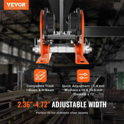 Load image into Gallery viewer, Amocart Electric Hoist Manual Trolley 0.5/1 Ton Capacity for PA200 PA250 PA300 PA400 PA500 Push Beam Trolley with Dual Wheels
