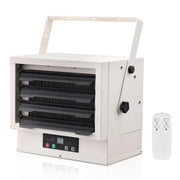 Load image into Gallery viewer, SucceBuy Electric Garage Heater Digital Fan Forced Wall with Remote Control Overheat Protection Hardwired Heater  for Workshop - AMOCART
