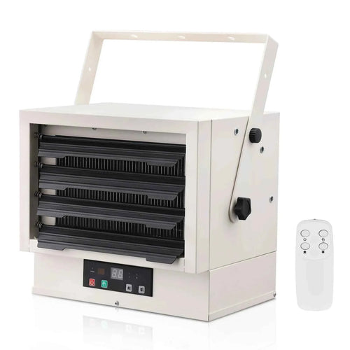Amocart Electric Garage Heater Digital Fan Forced Wall with Remote Control Overheat Protection Hardwired Heater  for Workshop
